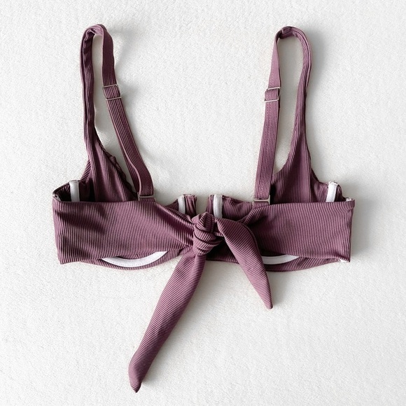 UNDERWIRE Tie Swim Top - Picture 6 of 13